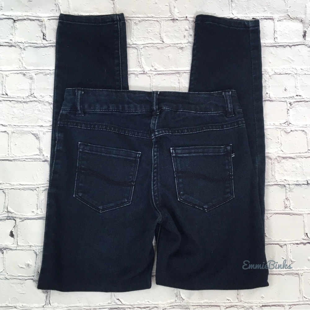Girl’s Nautica Stretch Jeggings - Jean Leggings - Soft Dark Wash Jeggings Pants - Picture 6 of 13